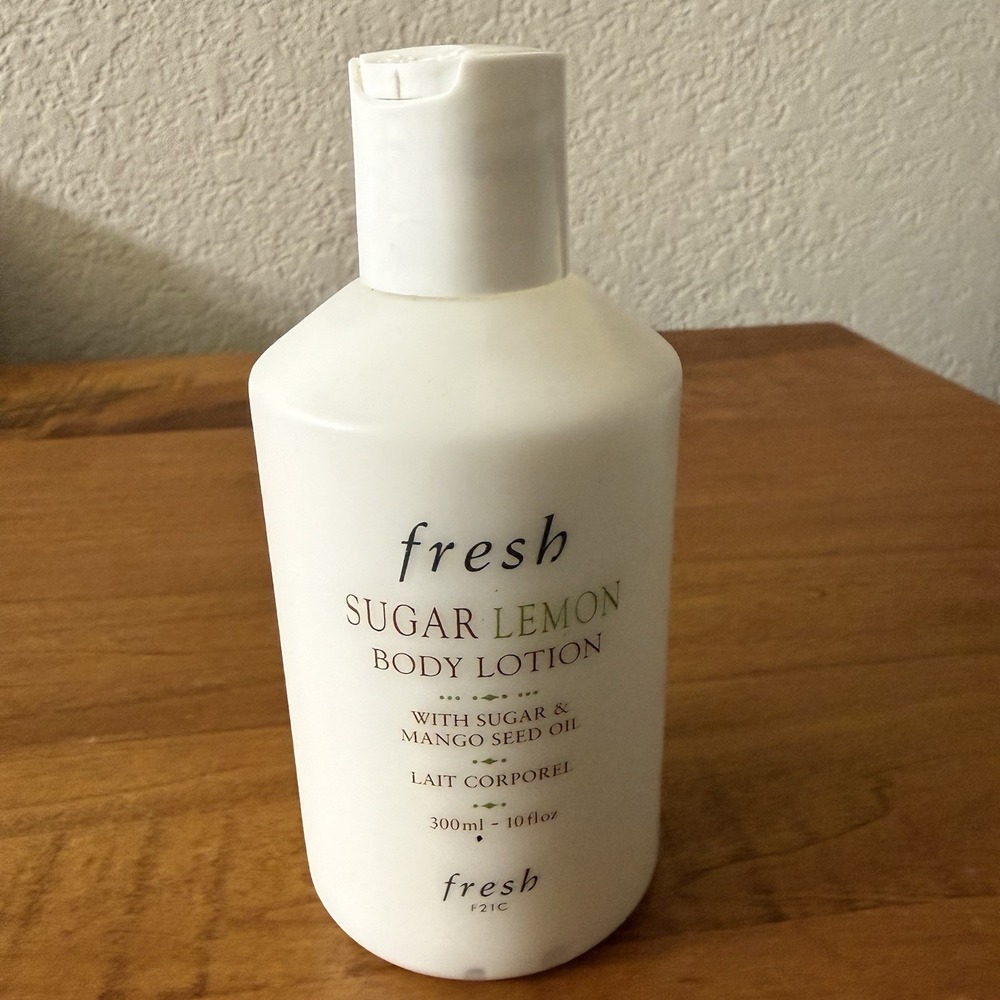 Fresh Lemon Sugar Body Lotion 10oz/300ml New